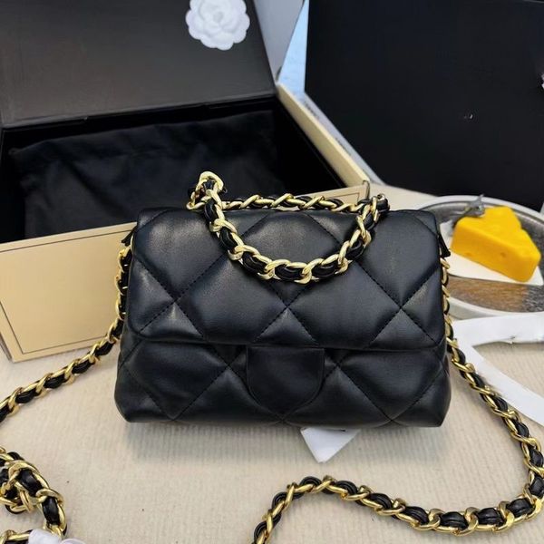 

womens bag designer crossbody bag leather shoulder bag messenger bag black bag pink bag fashion bag woman cc bag quilted sheepskin leather s