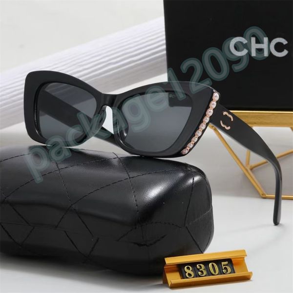 

Glasses Sunglasses 2023 Fashion Butterfly Sunglasses Sun Protection From 8305 UV Rays High Quality Designer for Woman Mens Millionaire
