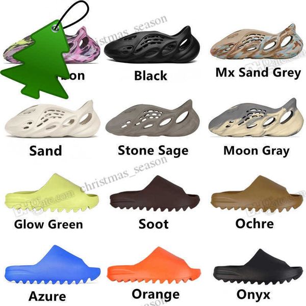 

sandals runner foam onyx bone mens women slippers slides mxt moon gray mx carbon flax cream clay shoes eva rubber ochre pure slipper slide s, Black