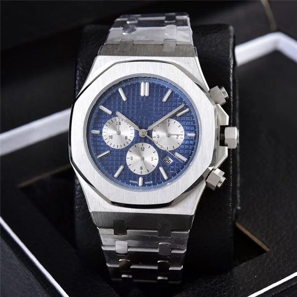 

designer glass mens 42mm watch sapphire 316 automatcal mechanical men's casual sport waterproof, Slivery;golden