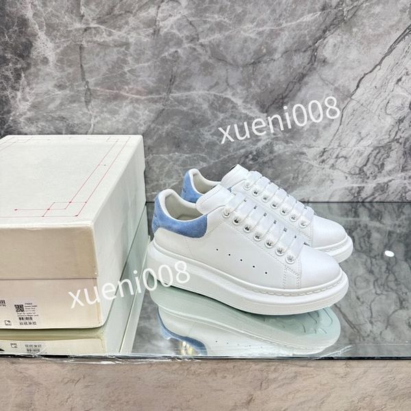 

2023r mens women casual shoes oversized triple white black trim velvet upper brown leather metallic silver metallic gold laser blue mens wom, Red;white