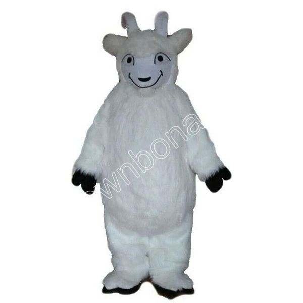 

furry sheep mascot costumes cartoon character outfit suit xmas outdoor party outfit size promotional advertising clothings, Red;yellow