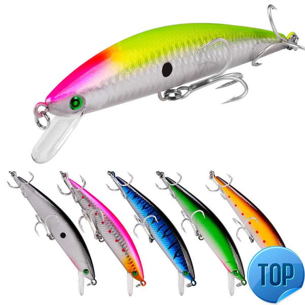 

1pcs lifelike wobbler fishing lure 3d eyes 13cm/41g minnow artificial hard bait fishing tackle floating lure with