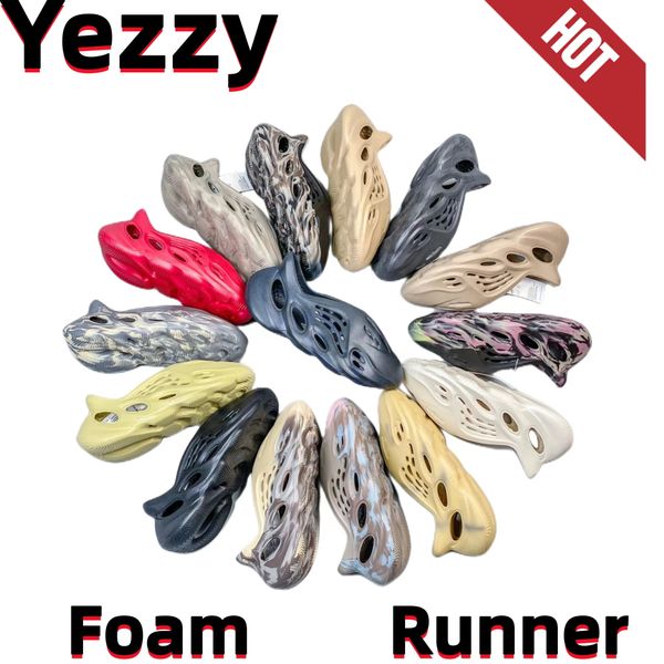 

designer 2023 foam runner breathable slipper beach indoor casual man woman onyx ochre stone sage sand grey sulfur ararat mineral blue mist c, Black