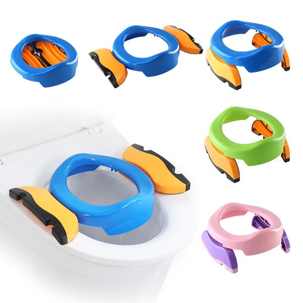 

seat covers portable baby infant chamber pots foldaway toilet training seat travel potty rings with urine bag for kids portable toilet 23032
