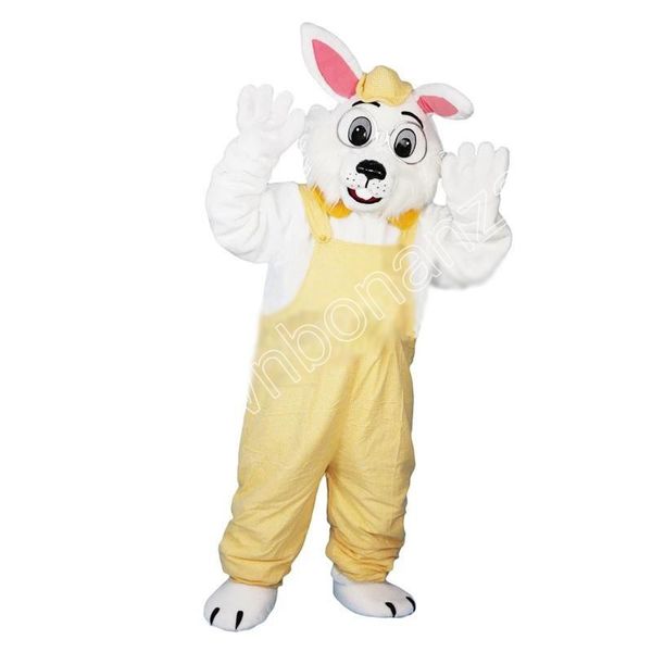 

easter bunny mascot costumes cartoon character outfit suit xmas outdoor party outfit size promotional advertising clothings, Red;yellow