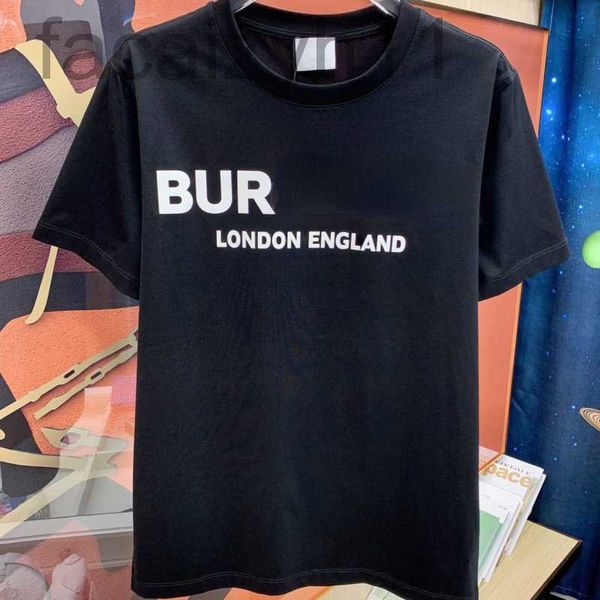 

designer 22ss burbrerys cotton t shirt mens sweatshirt summer short-sleeved tshirt shirts men women casual round neck sports tee large size, White;black