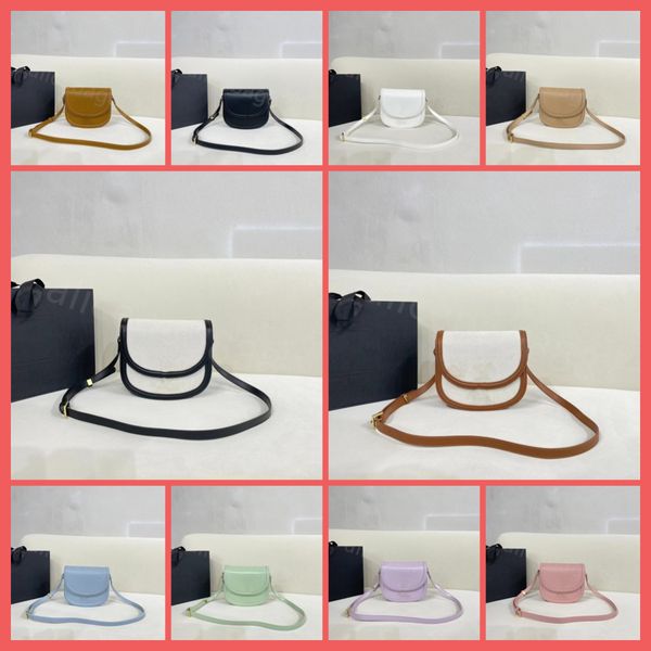 

new styles crossbody saddles bag luxury designer women's men leather tote clutch messenger adjustable shoulder straps mini handbag y me