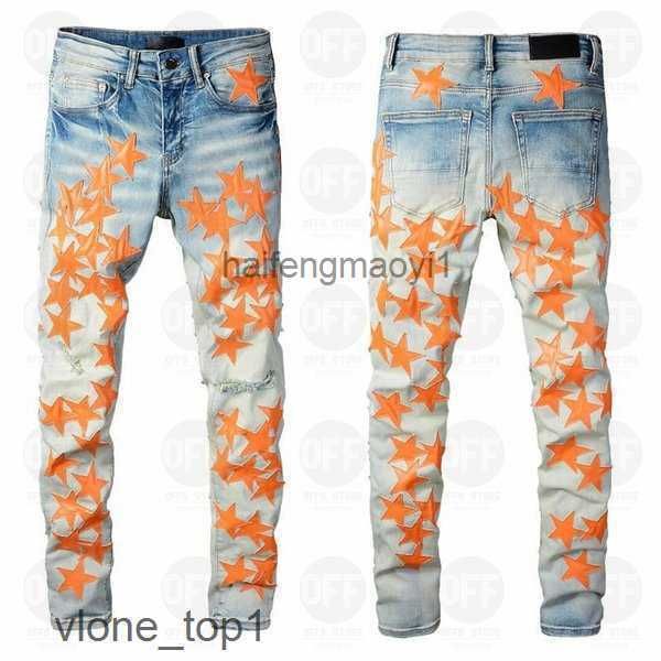 

mens designers jeans distressed ripped biker slim straight denim for men s print army fashion mans skinny pant 10 c7ii, Blue