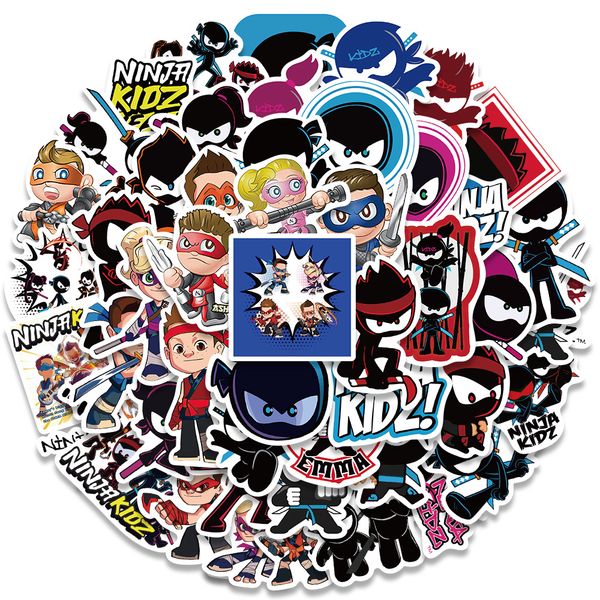 

50pcs game animation stickers for skateboard car kids helmet pencil case diary phone lapplanner decor book album toys guitar diy decals