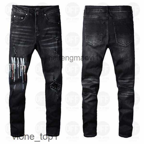 

mens designers jeans distressed ripped biker slim straight denim for men s print army fashion mans skinny pant 5 s7za, Blue
