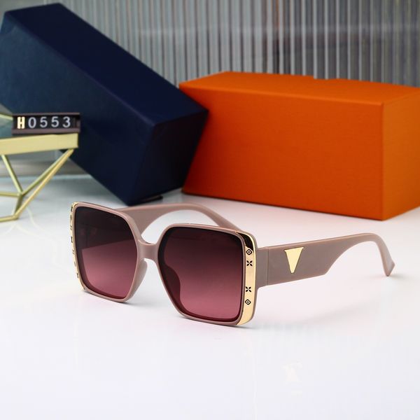 

2023 news luxury designer brand sunglasses designer sunglass eyeglass women men glasses womens sun glass uv400 lens with box 0553, White;black