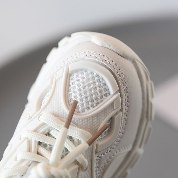 

sneakers children mesh breathable 2023 spring autumn baby soft bottom casual shoes school sports for boys girls 7-27-44, White