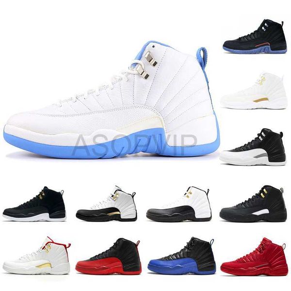 

designer shoesmens basketball shoes 12s royalty taxi ov white university gold flu game sport sneaker trainer fashion size 40-47 sandal