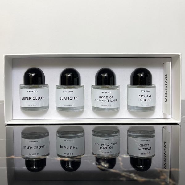 

byredo perfume 4pcs set deodorant incense scent fragrant cologne for men super cedar/blanche/rose of no man's land/mojave ghost 30ml ar