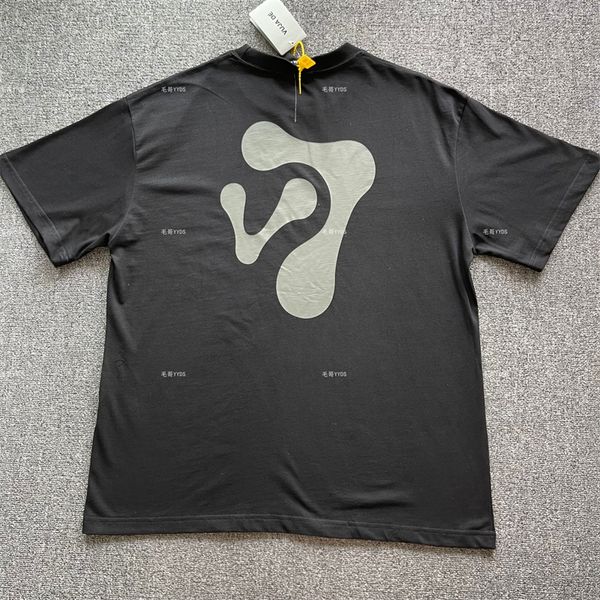 

2023ss heavy fabric t-shirt black oversized tees t shirts, Black;brown