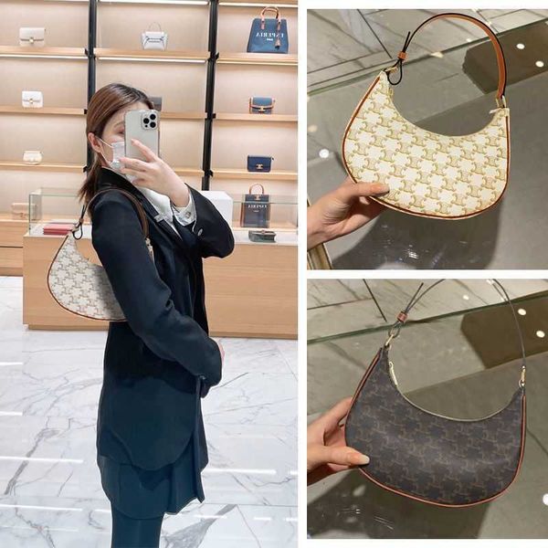 

designer bag celies triumphal bag women leather women's fashion moon same armpit