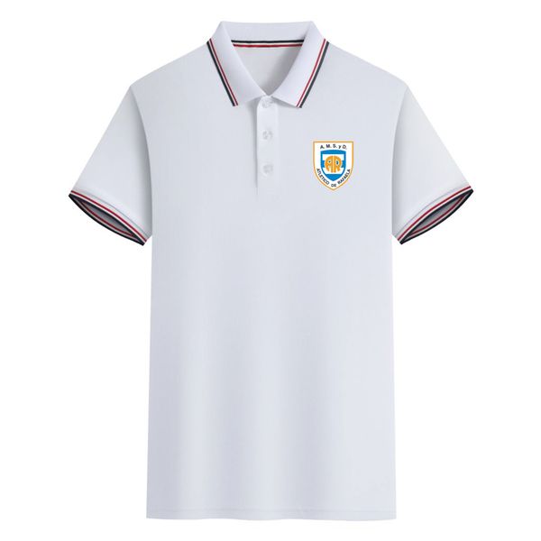 

atletico rafaela mens polos sports soccer polo shirts men short sleeve football training poloshirts summer fashion casual business asian si, White;black