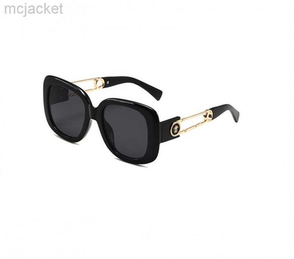

23ss designer versage mens womens vercace sunglasses 75 personalized head same fashion men's and women's, White;black