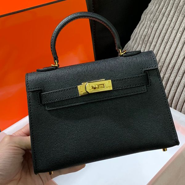 

7a designer bags palm print finalize cowhide totes gold logo and internal coding 19cm handbags