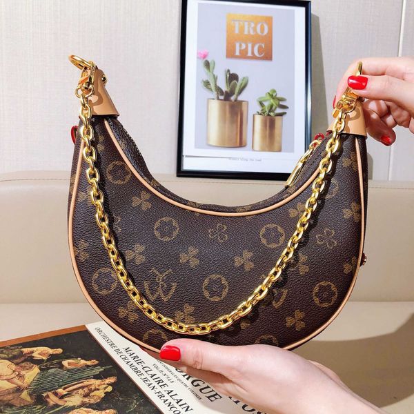 

2023 new style classic flower underarm dumplings women's shoulder bag