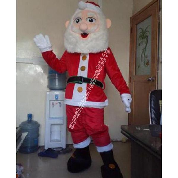 

new santa claus mascot costume cartoon anime theme character carnival adults size christmas birthday party outdoor outfit suit, Red;yellow