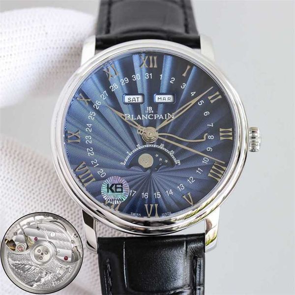

v2 multifunctional mondphasen fully watch moon phase upgrade display series automatic mechanical watch sun moon high beauty fashion watch y5, Slivery;golden