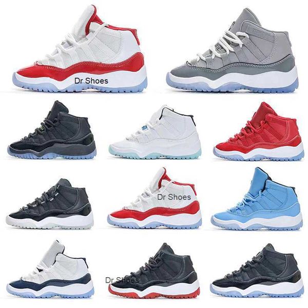 

bred 11s kids basketball shoes cool grey gym black white infant children toddler gamma blue concord sneakers boys girls sneakers space jam