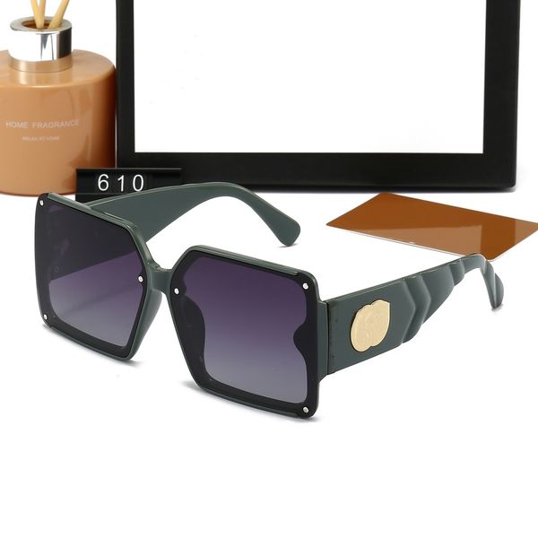 

luxury designer sunglasses men sunglasses for women style anti-ultraviolet retro shield lens plate square one-piece full matte frame fashion, White;black