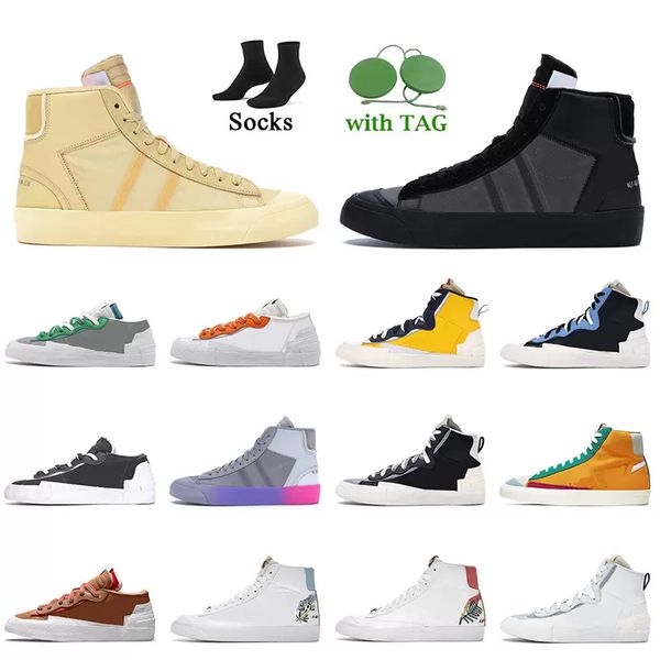 

blazer mid 77 og jumbo casual skate shoes men women blazers black white red dark indigo pine green summit arctic punch mens womens trainers