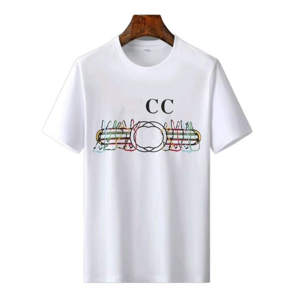 

designer t shirt brand of luxury t-shirt men's t shirt loose oversized 100% cotton clothing spray letter short sleeve spring summer tid, White;black
