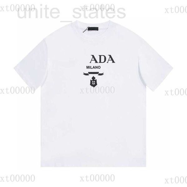 

men's t-shirts popular23ss designer letter printed t shirts tee sweatshirt fashion high street short sleeves summer casual t-shirt men, White;black