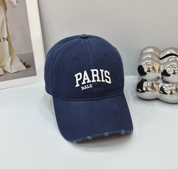 

ball caps designer letter bb luxury washed frayed cotton cap spring and summer casual caps sun hat women fashion hiphop oldschool cap, Blue;gray