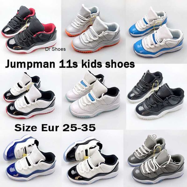 

designer children basketball kids shoes baby jumpman 11 11s xi cherry bred cool grey concord unc win like for toddler sneakers fashion, Black;white