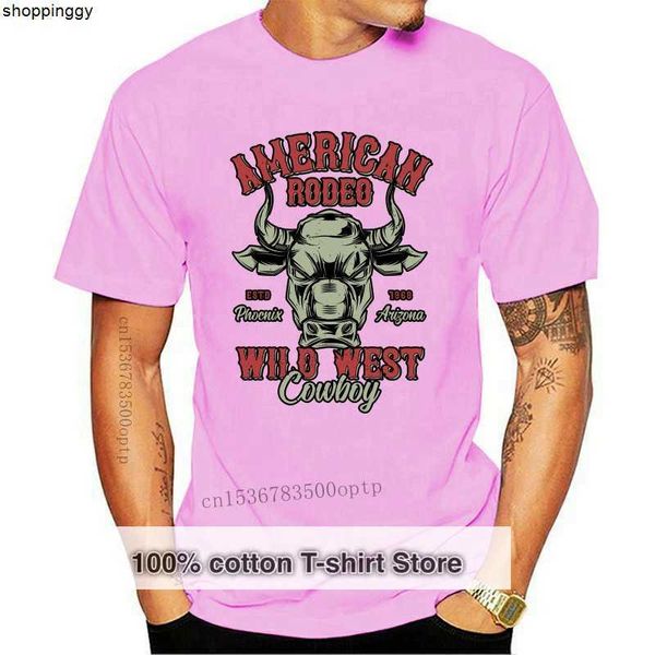 

t-shirts new wild bull american rodeo west cowboy | tshirt, White;black