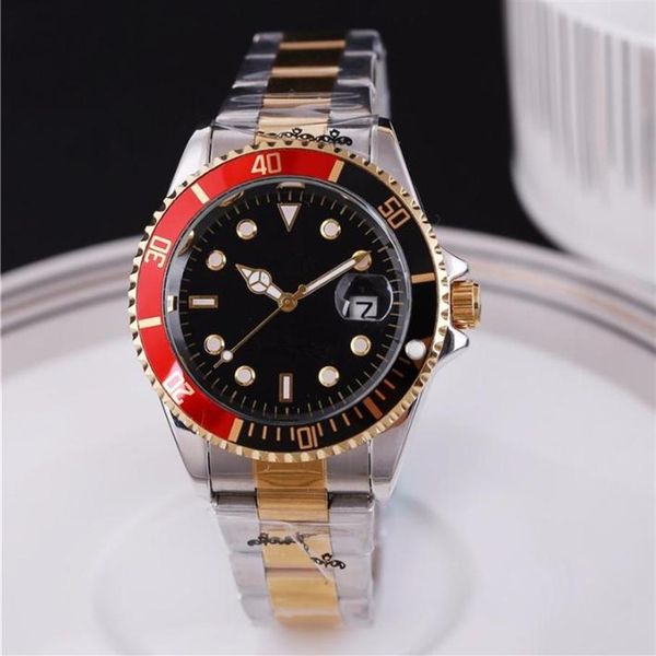 

automatic date luxury fashion watch men and women of the steel belt movement quartz clock men watches224n, Slivery;brown