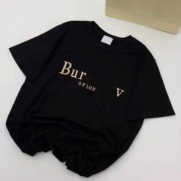 

men's t-shirts designer t shirts for women men letter printting letter embroidery basic round neck casual couple cotton, White;black