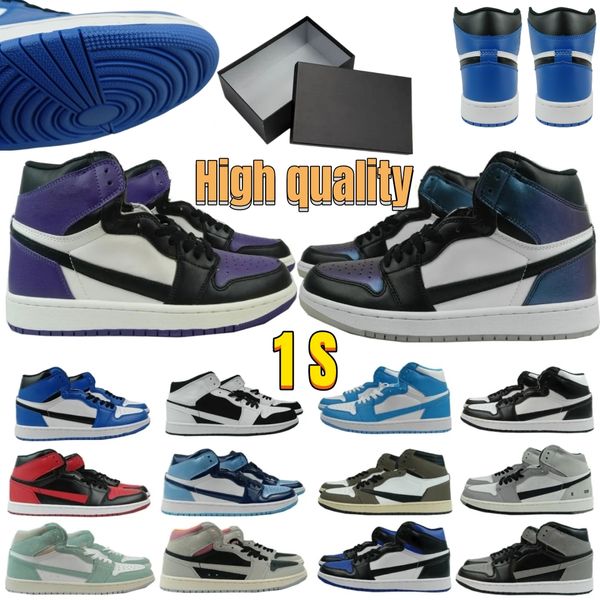 

basketball shoes 1 woman men sneakers 1s unc shadow hyper royal silver toe dark mocha bred patent university blue court purple bordeaux high