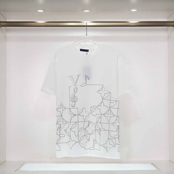 

30% off 2023 mens fashion t shirt designers men clothing black white tees short sleeve women's casual hip hop streetwear tshirts, White;black