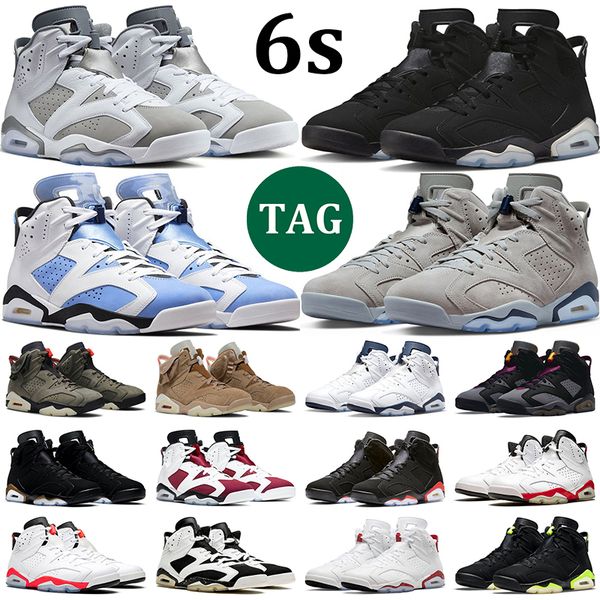 

jumpman 6 basketball shoes 6s travis scotts olive unc chrome cool grey british khaki georgetown electric green hare bordeaux gold hoops outd, White;red