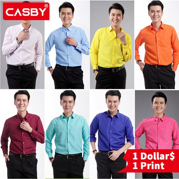 

men's casual shirts custom men shirt purple orange blue long sleeve groom prom shirts performance wedding men party shirt camisa mascul, White;black