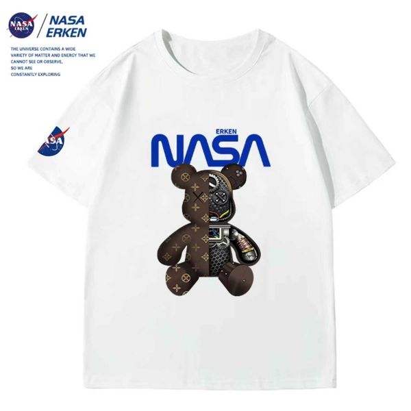 

yiciya na-sa brand short sleeved men and women's t-shirt high street tee spring summer fashion skateboard men women tshirt y2k clothes, White