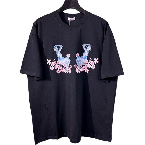 

men's plus tees & polos round t-shirt plus size neck embroidered and printed polar style summer wear with street pure cotton 45gtd, Black;brown