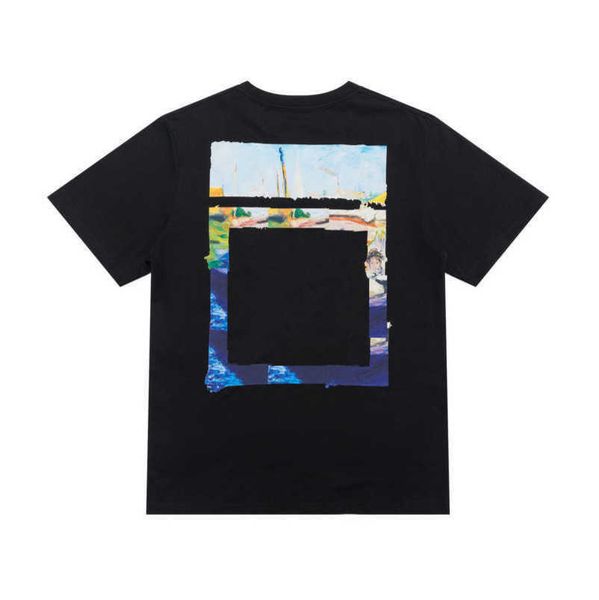 

summer luxury men's t shirt offs back arrow x letters brand designer print women t-shirt casual cotton tees t-shirts hip hop short sle, White;black