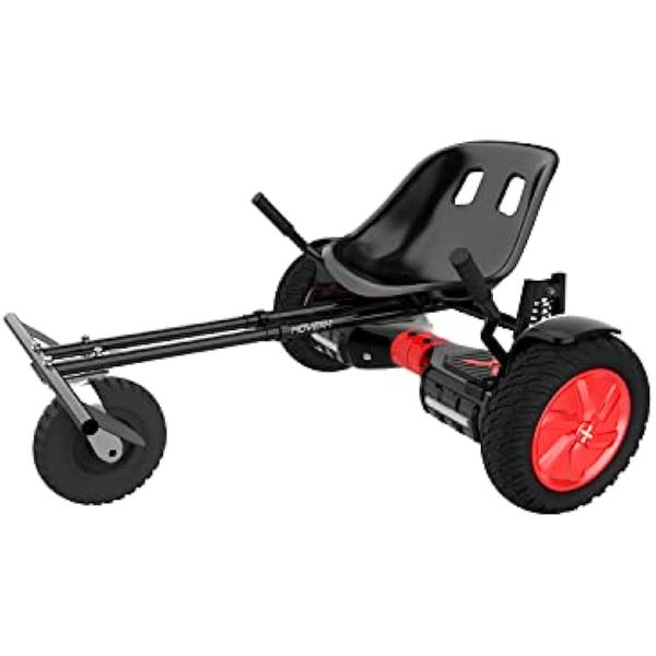 

hover-1 beast buggy attachment | compatible with all 10 electric hoverboards hand-operated rear wheel control adjustable frame & straps, eas