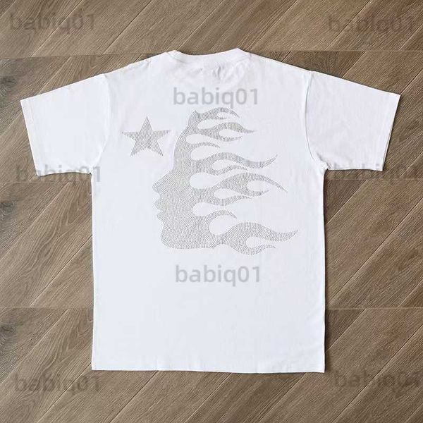 

men's t-shirts 2023 hellstar short sleeve tee men women streetwear hip hop fashion t shirt t230321 ap1e 5, White;black