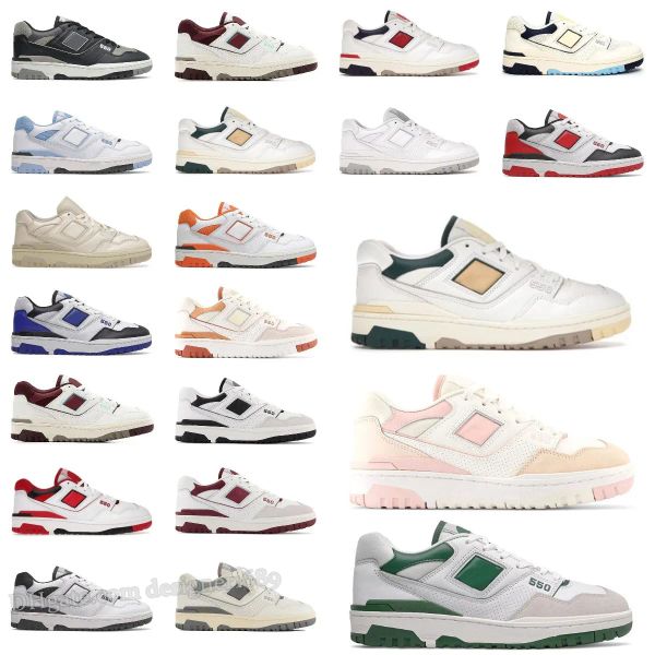 

2022 nb basketball shoes new n 550 b550 designer men and women 550s couples sports sneakers casual shoes warm non-slip durable white gre sat, Black
