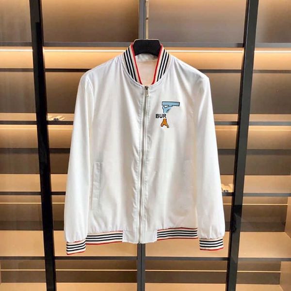 

spring autumn jackets designer baseball jacket mens loose cardigan coat trendy business zipper coats outdoor sportswear, Black;brown