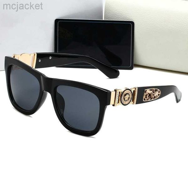 

designer versage mens womens vercace sunglasses 8369 personalized head large frame driving damp uv resistant glasses, White;black