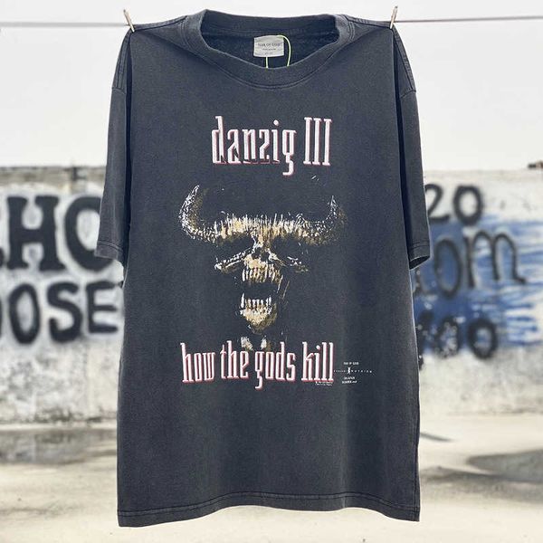 

essentialls t shirt for men women sport tshirt branded cowhead print large loose high street fashion short sleeve, White;black